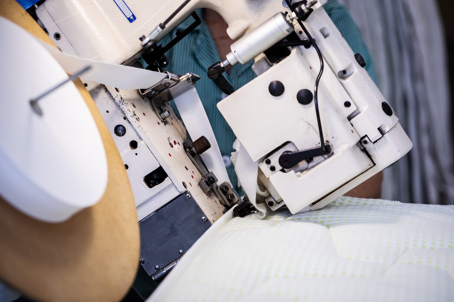 Automated sewing machinery detail
