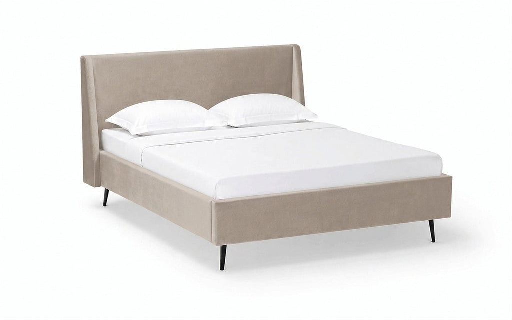Relax Nova bed in Shammy Sunrise fabric, product photo on white background