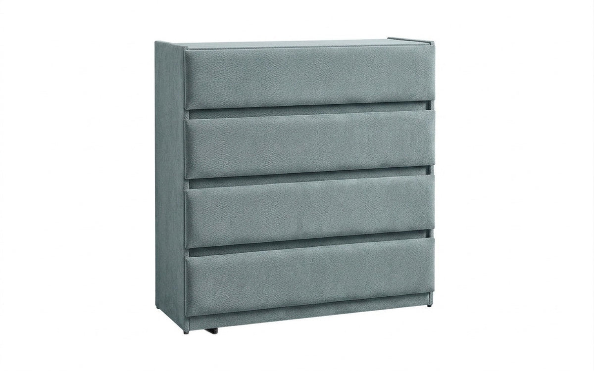 Lorenco dresser in Royal I Capri fabric, product photo on white background