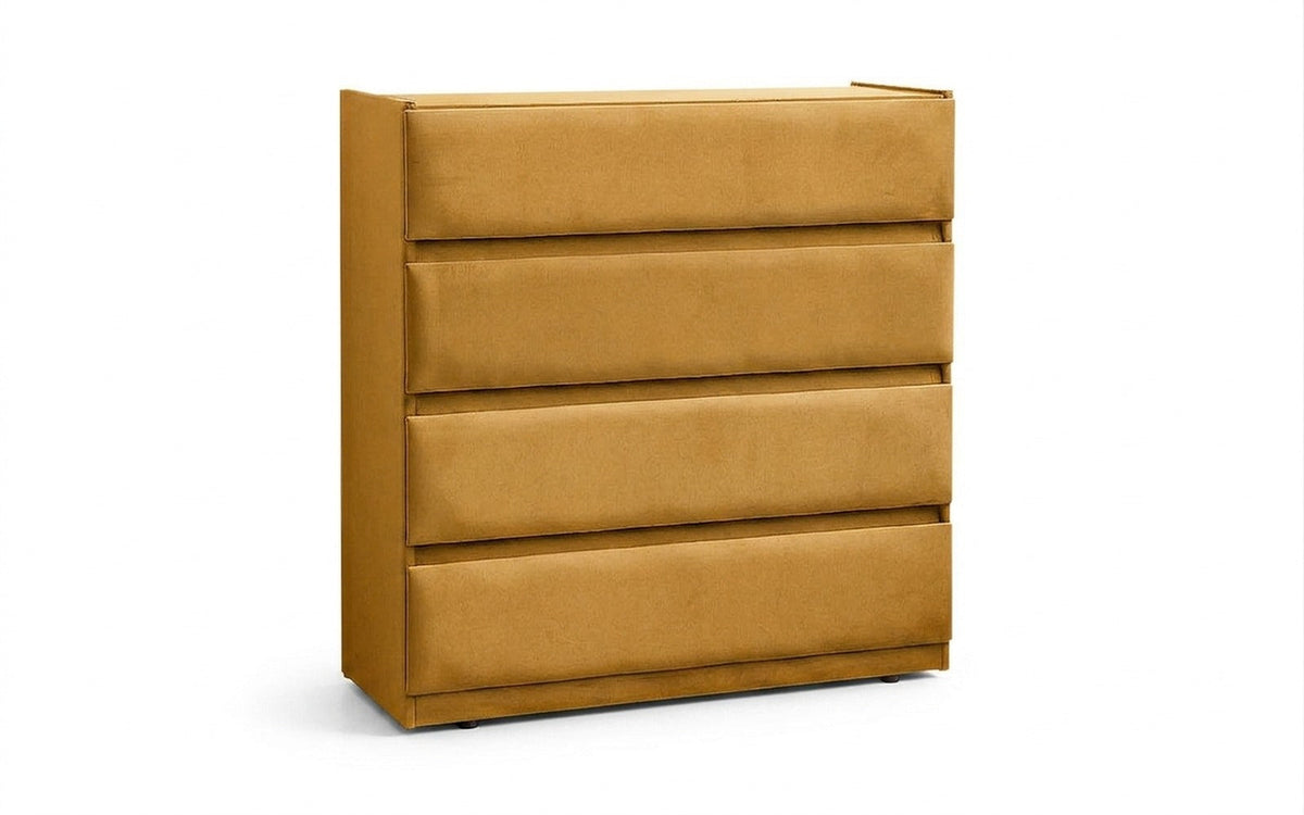 Lorenco dresser in Sky Velvet 30 fabric, product photo on white background