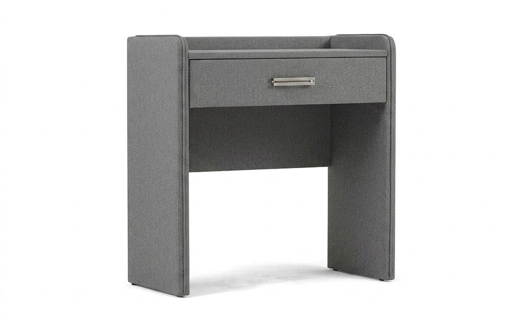 Fransis dressing table in Prime Dark fabric, product photo on white background
