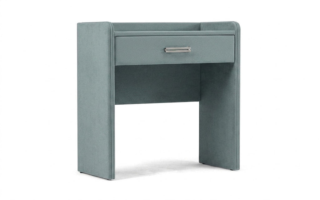 Fransis dressing table in Royal I Capri fabric, product photo on white background