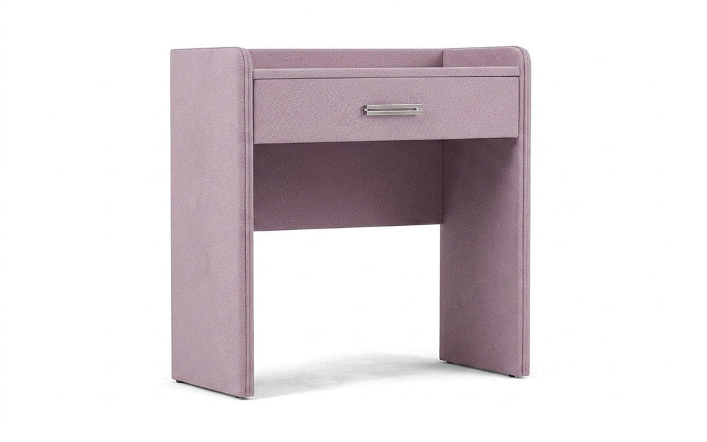 Fransis dressing table in Royal I Lavanda fabric, product photo on white background