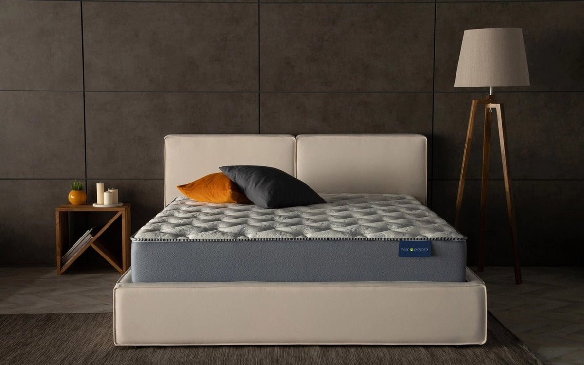 Sleep Professor Denver Hard mattress in a bedroom interior, view 3