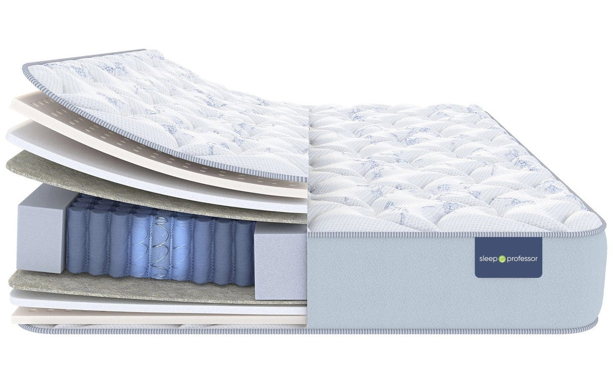 Sleep Professor Vermont Medium mattress, product photo on white background, view 1