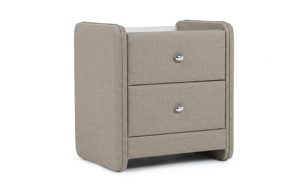 Classic 2 nightstand in Forte 17 fabric, product photo on white background