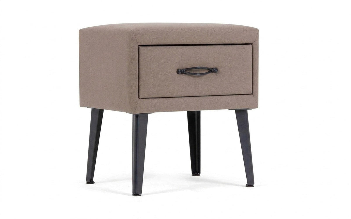 Fresca nightstand in Balance 290 fabric, product photo on white background