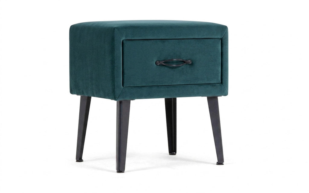 Fresca nightstand in Casanova Seawave fabric, product photo on white background