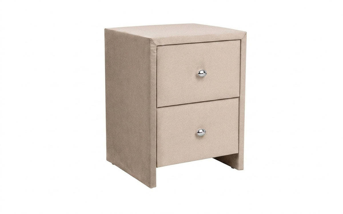 Hanna nightstand in Balance 130 fabric, product photo on white background