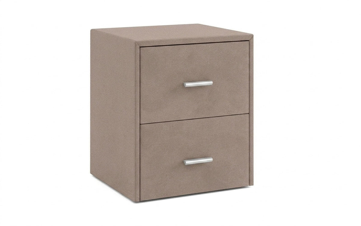 Magda nightstand in Balance 290 fabric, product photo on white background