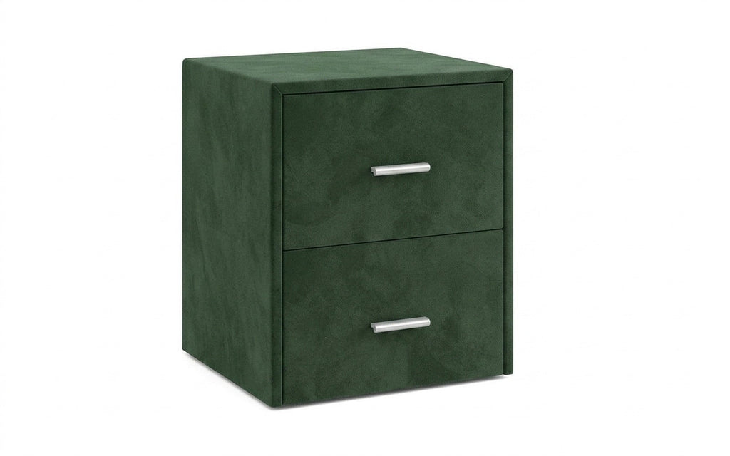 Magda nightstand in Casanova Grass fabric, product photo on white background