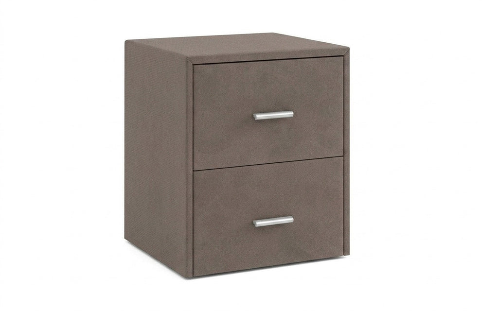 Magda nightstand in Dumont 08 fabric, product photo on white background