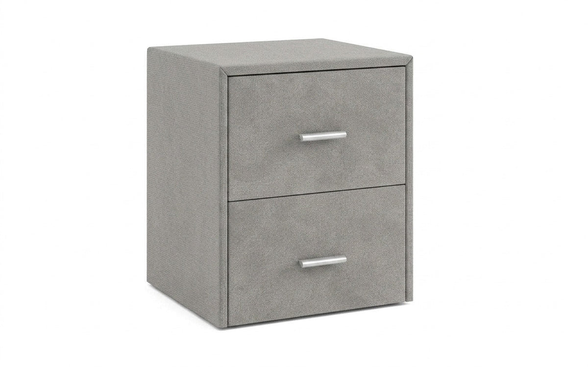 Magda nightstand in Dumont 24 fabric, product photo on white background