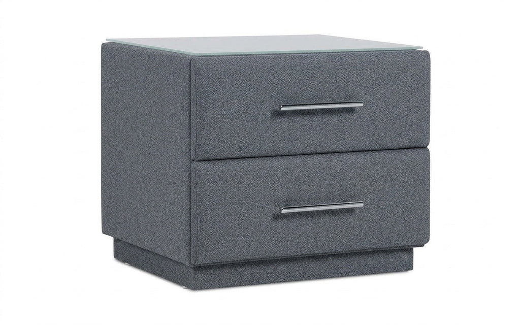 Marco nightstand in Aura 15 fabric, product photo on white background