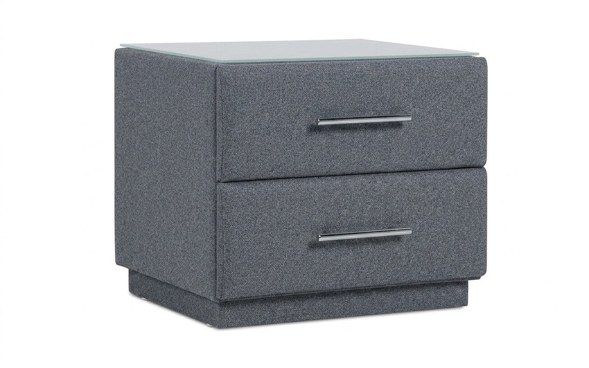 Marco nightstand in Aura 15 fabric, product photo on white background