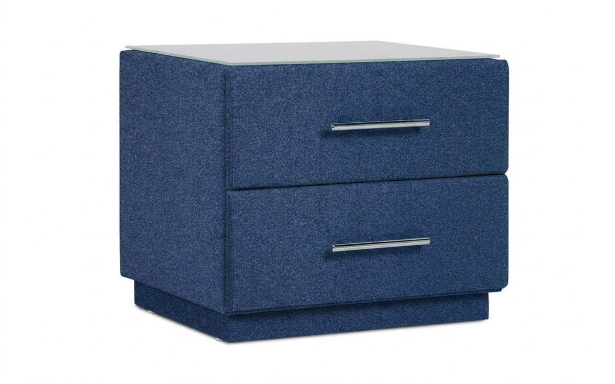 Marco nightstand in Aura 18 fabric, product photo on white background