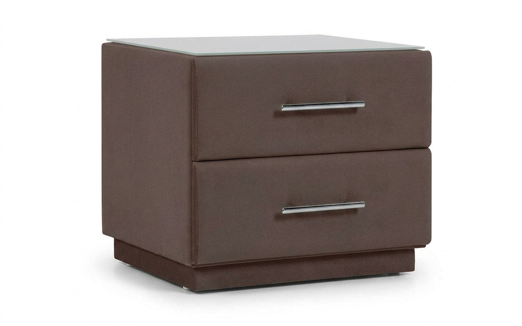 Marco nightstand in Balance 235 fabric, product photo on white background