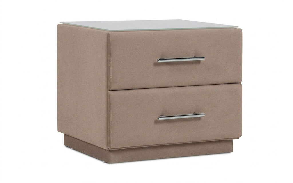Marco nightstand in Balance 290 fabric, product photo on white background