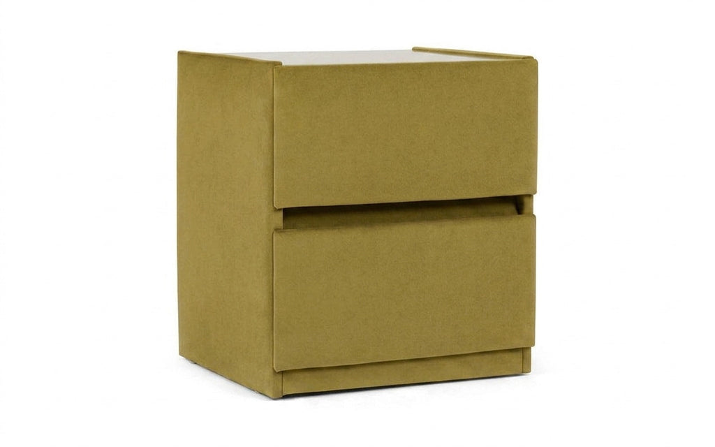 Oscar nightstand in Aura 05 fabric, product photo on white background