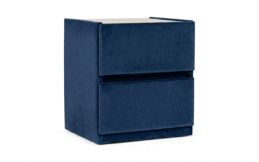 Oscar nightstand in Aura 18 fabric, product photo on white background