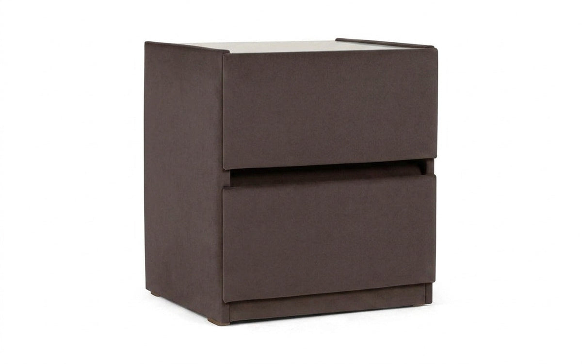 Oscar nightstand in Balance 235 fabric, product photo on white background