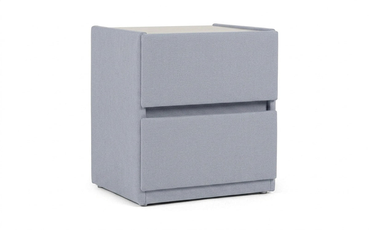 Oscar nightstand in Balance 900 fabric, product photo on white background