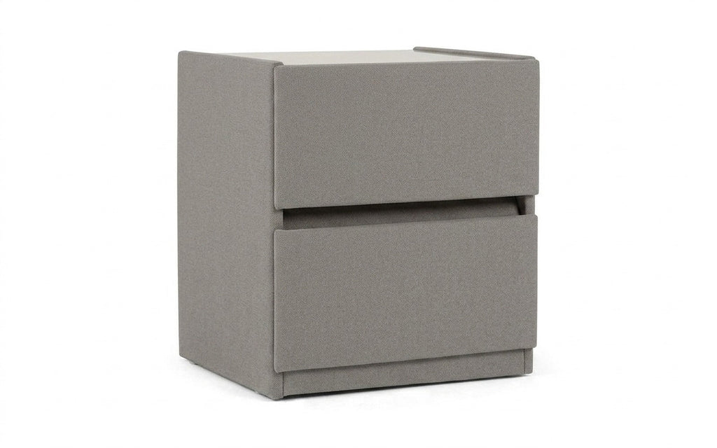 Oscar nightstand in Dumont 24 fabric, product photo on white background
