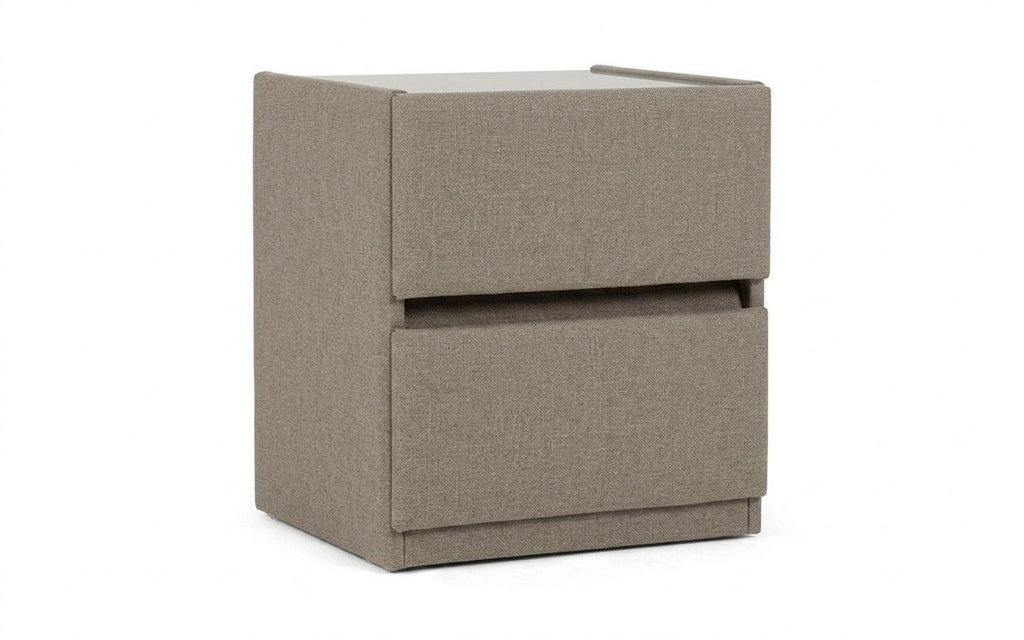 Oscar nightstand in Forte 17 fabric, product photo on white background