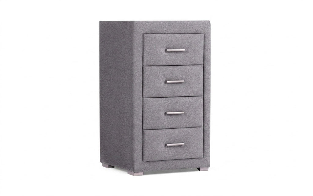 Richmond nightstand in Aura 03 fabric, product photo on white background