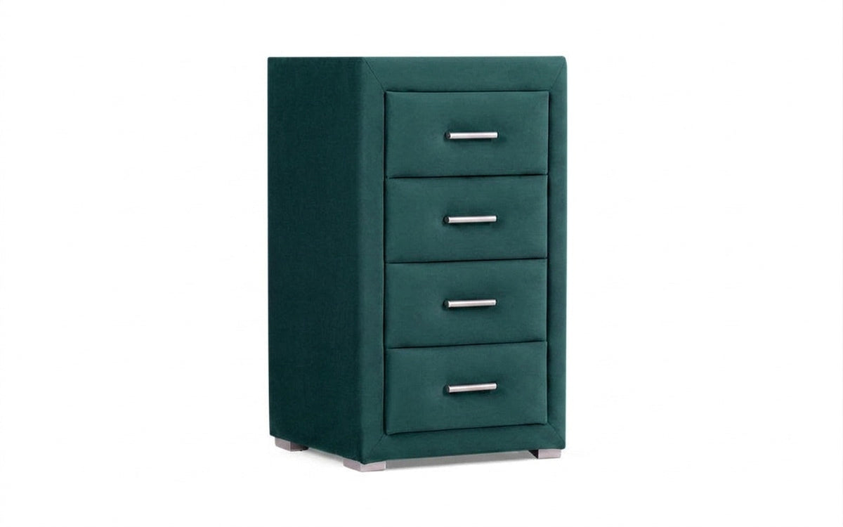 Richmond nightstand in Aura 09 fabric, product photo on white background