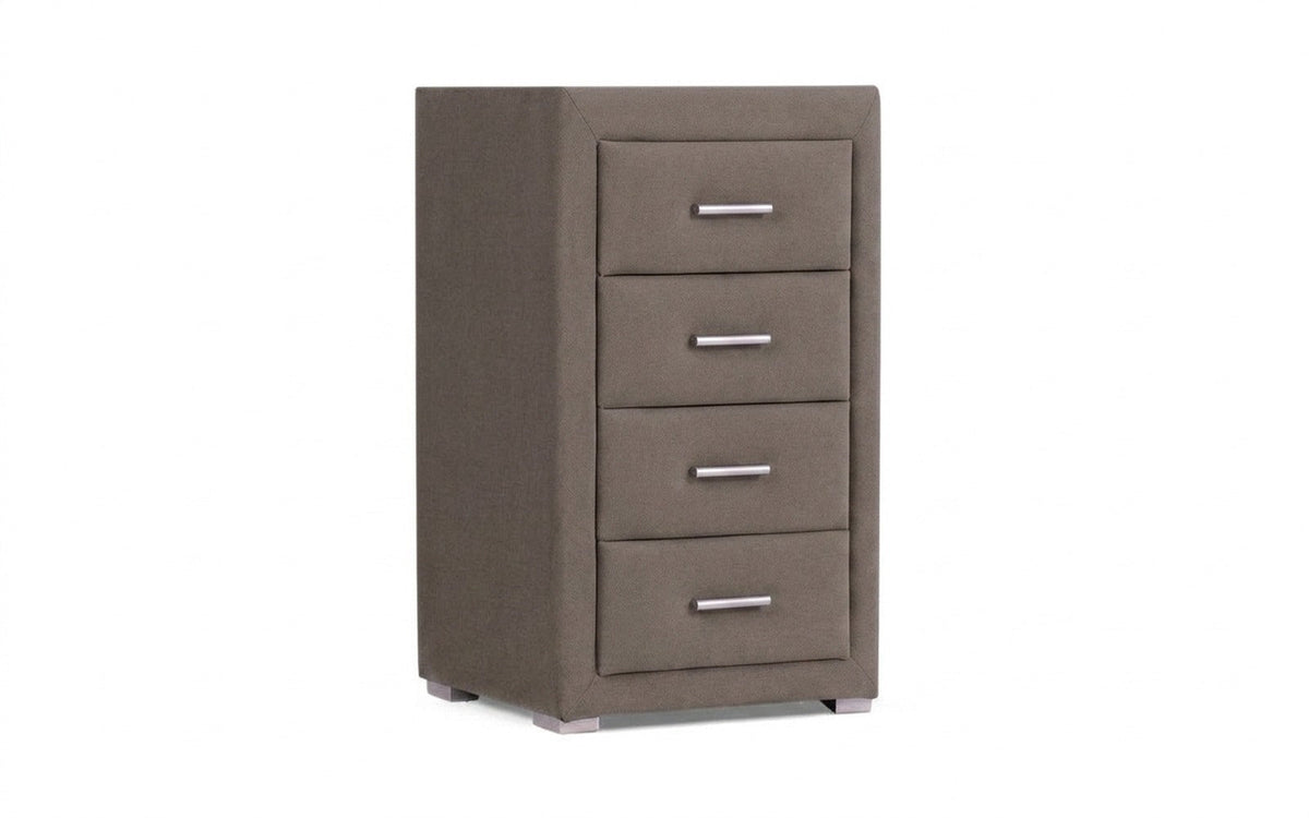 Richmond nightstand in Dumont 08 fabric, product photo on white background