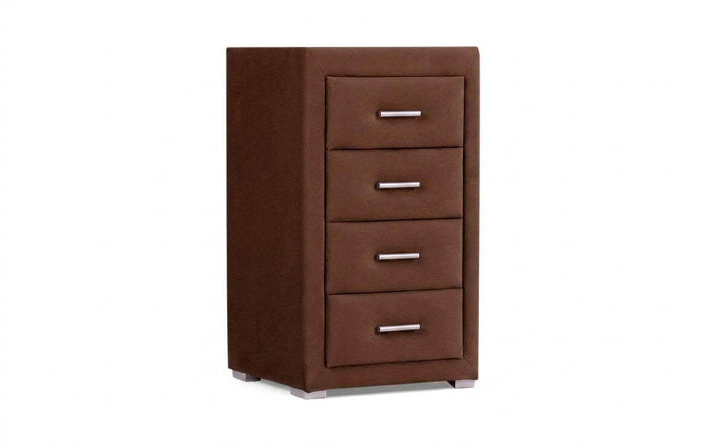 Richmond nightstand in Galaktika Grap fabric, product photo on white background