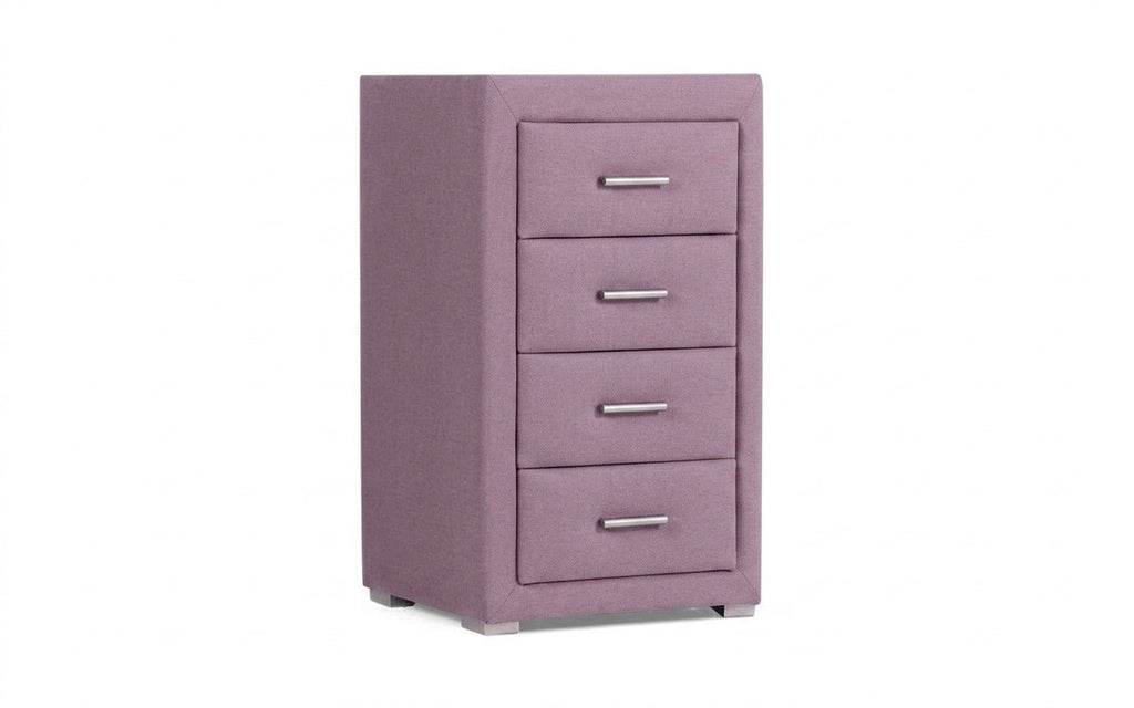 Richmond nightstand in Velutto 11 fabric, product photo on white background