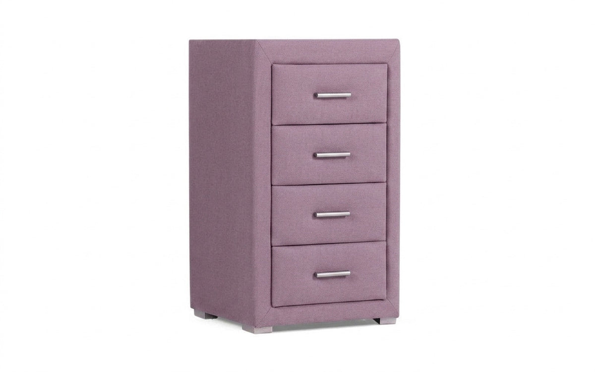 Richmond nightstand in Velutto 11 fabric, product photo on white background