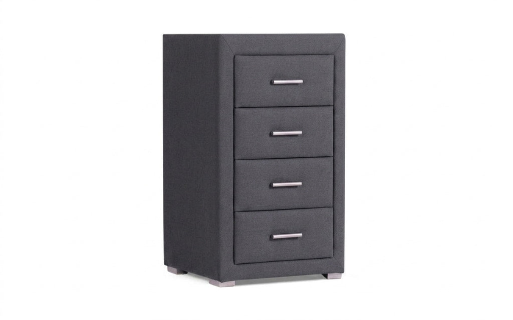 Richmond nightstand in Velutto 32 fabric, product photo on white background