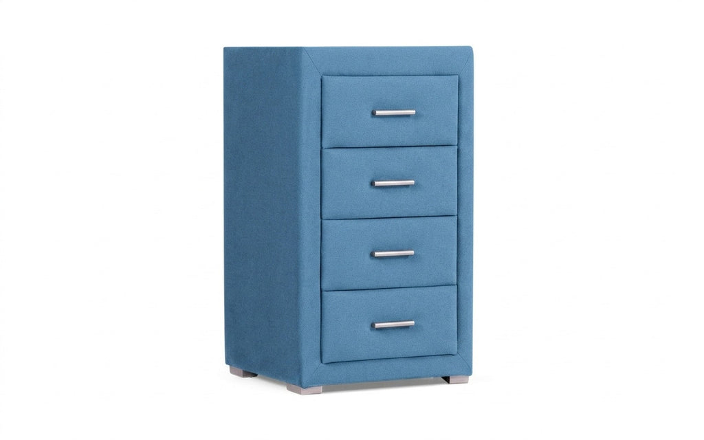 Richmond nightstand in Velutto 47 fabric, product photo on white background