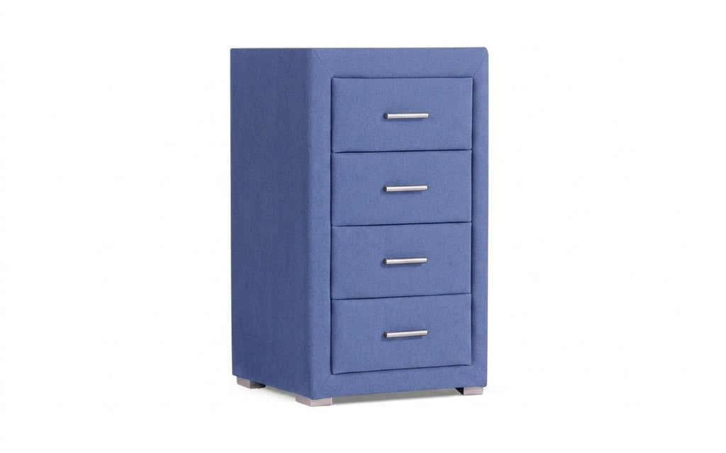 Richmond nightstand in Velutto 48 fabric, product photo on white background
