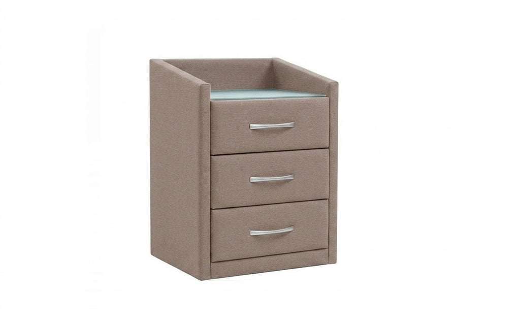 Teffi nightstand in Balance 290 fabric, product photo on white background