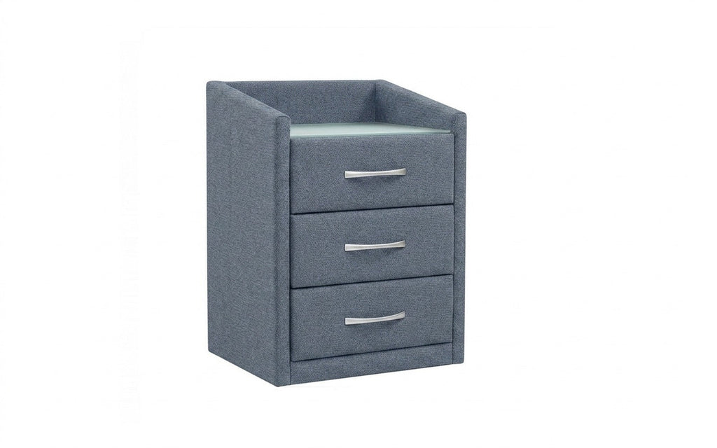 Teffi nightstand in Dumont 32 fabric, product photo on white background