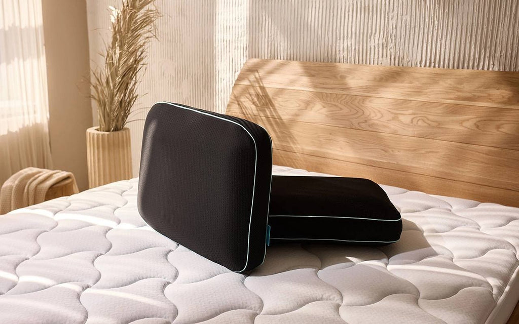 Men Only pillow in a bedroom interior, view 1