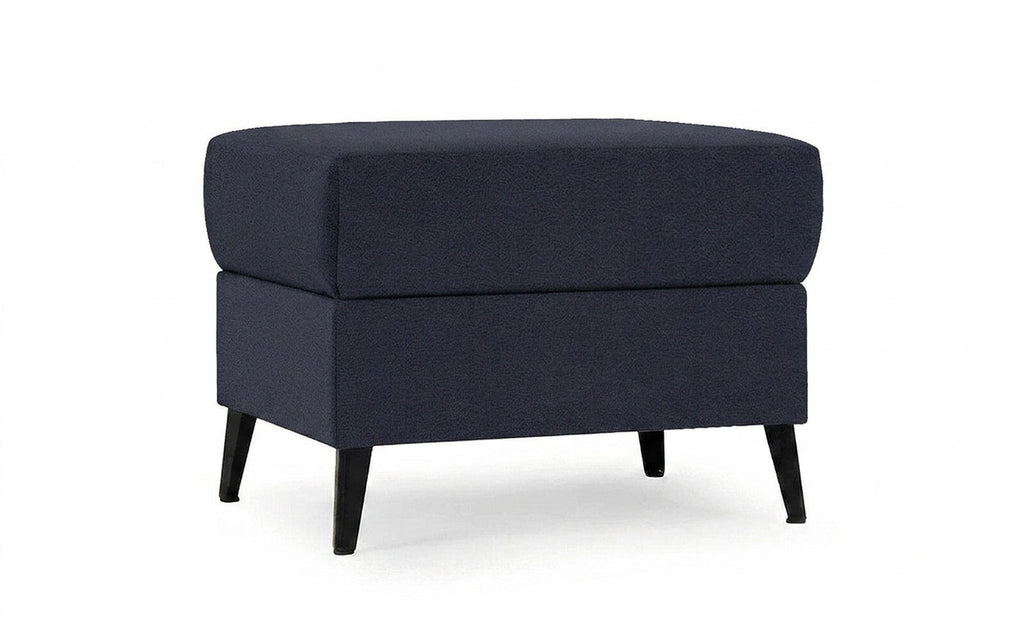 Laguna pouf in Casanova Scandy fabric, product photo on white background