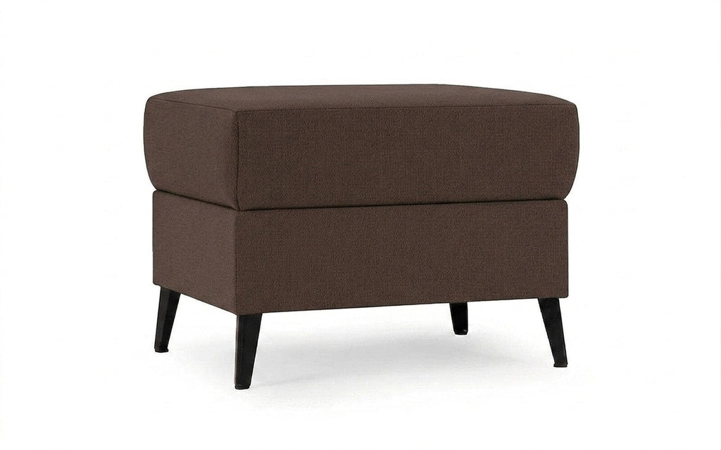 Laguna pouf in Dumont 31 fabric, product photo on white background