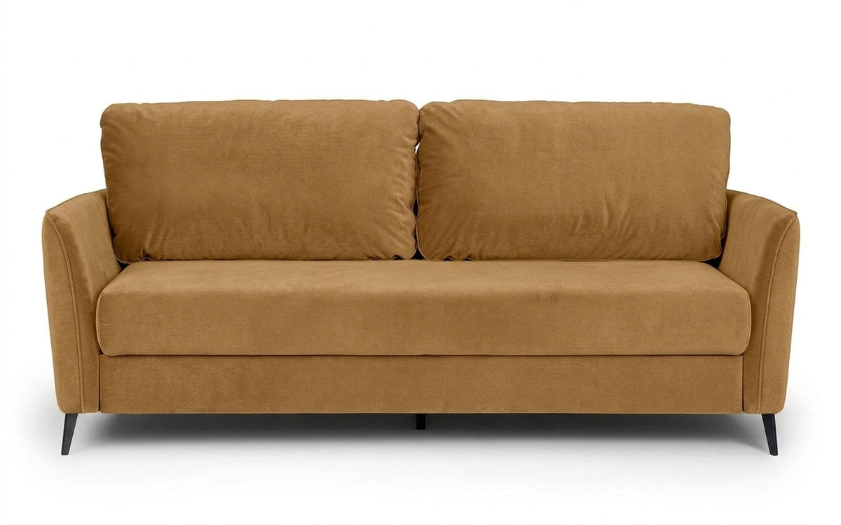 Laguna sofa bed in Casanova Beige fabric, product photo on white background