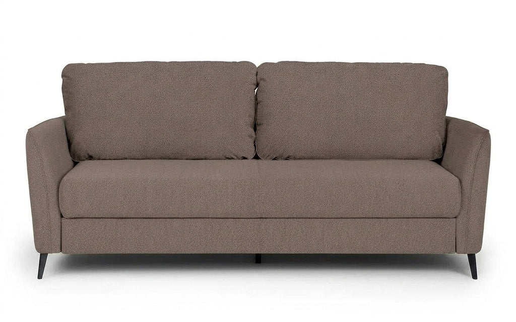 Laguna sofa bed in Royal I Shiitake fabric, product photo on white background