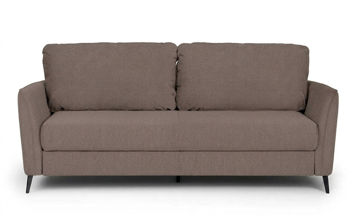 Laguna sofa bed in Royal I Shiitake fabric, product photo on white background